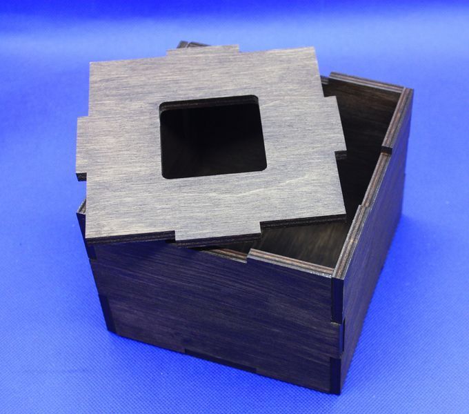 Диспенсер для мусора деревянный Ecowood Венге 13780 фото