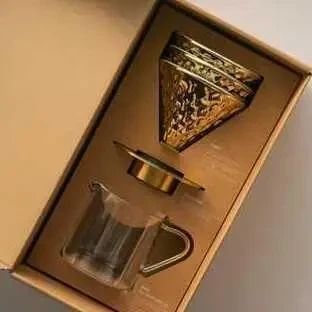 Подарунковий набір Loveramics Coffee Dripper Gold 30201 фото