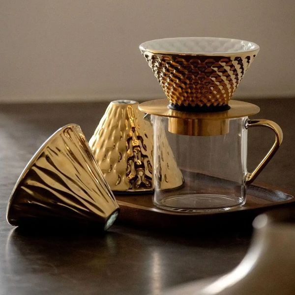 Подарунковий набір Loveramics Coffee Dripper Gold 30201 фото