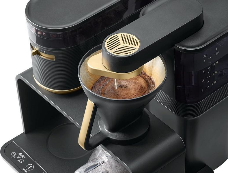 Фильтр-кофеварка Melitta Epos с кофемолкой Gold 300742 фото