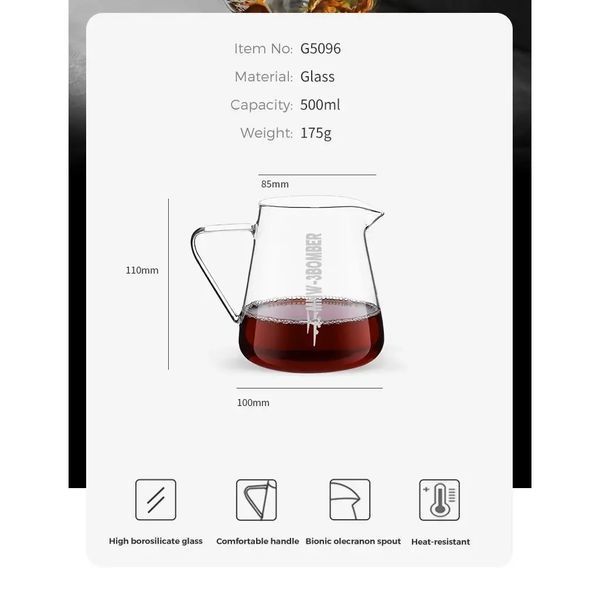 Подарунковий набір M1 Drip Coffee Set Luxury MHW-3BOMBER на 10 предметів для приготування кави, Білий CS5567W фото