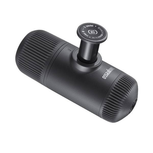 Портативная эспрессо кофеварка Wacaco Nanopresso с чехлом Черная для молотого кофе WNANOGRcase фото