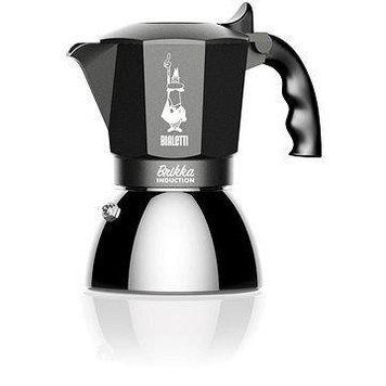 Гейзерна кавоварка Bialetti Brikka Induction на 4 чашки 170 мл для індукційної плити з клапаном для приготування кави з пінкою 73144 фото