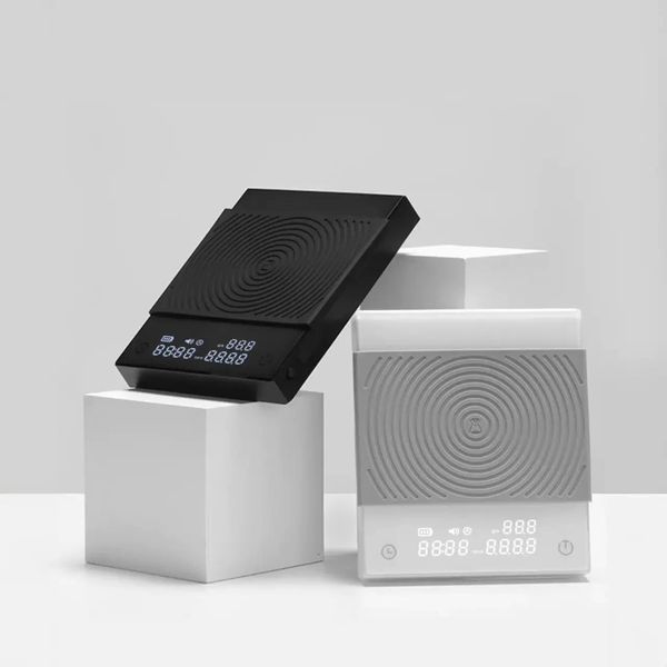 Весы для кофе Timemore Black Mirror II с usb зарядкой настольные электронные с таймером для бариста черные BASIC PLUS BLACK фото