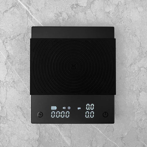 Весы для кофе Timemore Black Mirror II с usb зарядкой настольные электронные с таймером для бариста черные BASIC PLUS BLACK фото