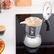 Гейзерна кавоварка Bialetti Brikka Induction на 4 чашки 170 мл для індукційної плити з клапаном для приготування кави з пінкою 73144 фото 2
