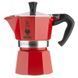 Гейзерна кавоварка Bialetti Moka Express Red 3 чашки 130 мл 0004942/NP фото 1