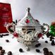 Турецька лукумниця цукорниця Arsal з міддю східна з ручками і кришкою з ложкою LK0018 фото 1