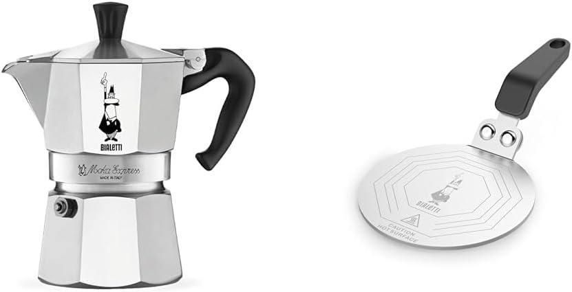 Индукционный адаптер диск переходник Bialetti ⌀ 13 для индукционной плиты для алюминиевых гейзерных кофеварок DCDESIGN08 фото