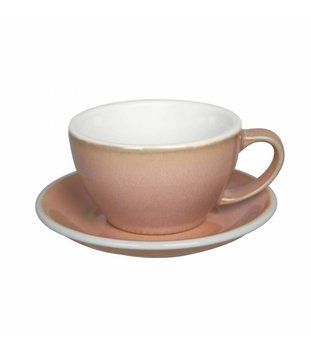 Чашка и блюдце для латте Loveramics Egg Caf&eacute; Latte Cup & Saucer 300 мл Rose C088-108BRO фото