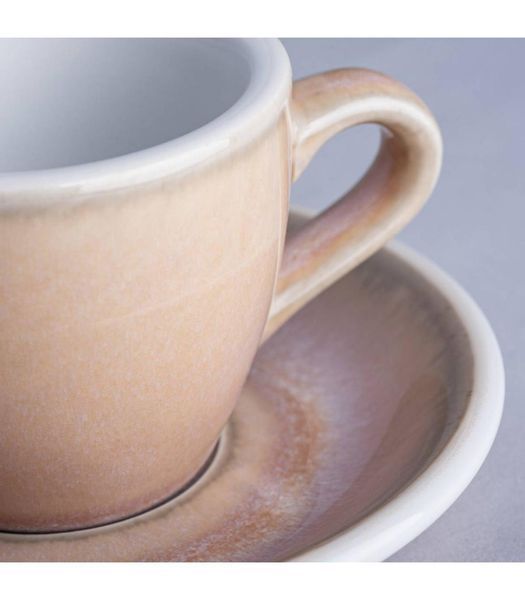 Чашка и блюдце для латте Loveramics Egg Caf&eacute; Latte Cup & Saucer 300 мл Rose C088-108BRO фото