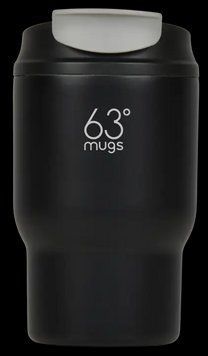 Термочашка в авто 63mugs Driver 360 мл Черная 1063-black фото