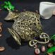 Чашка турецкая с кофейным блюдцем по-восточному 100 мл бронза 14327 фото 5