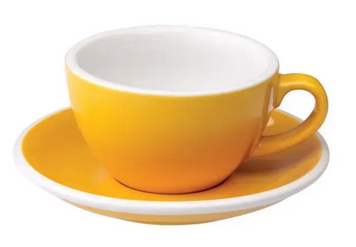Чашка и блюдце для капучино Loveramics Egg Cappuccino Cup & Saucer Yellow 200 мл C0098-200YE фото
