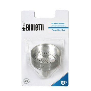 Воронка для гейзерной кофеварки из нержавеющей стали Bialetti Venus Musa Kitty на 2 чашки 800503 фото