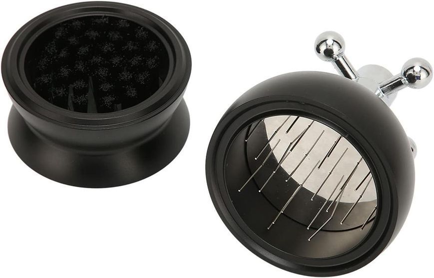 Распределитель молотого кофе в холдере Needle Coffee Distributor Black, регулируемый 30028 фото