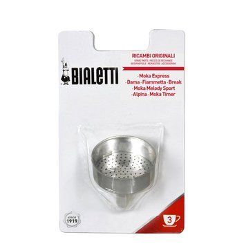 Фильтр-воронка для гейзерной кофеварки bialetti на 3 чашки 150 мл 800103 фото