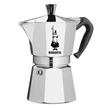 Кавоварка гейзерна для газової плити Bialetti Mok a Express на 3 чашки, 130 мл, з алюмінію, для приготування кави 1172 фото