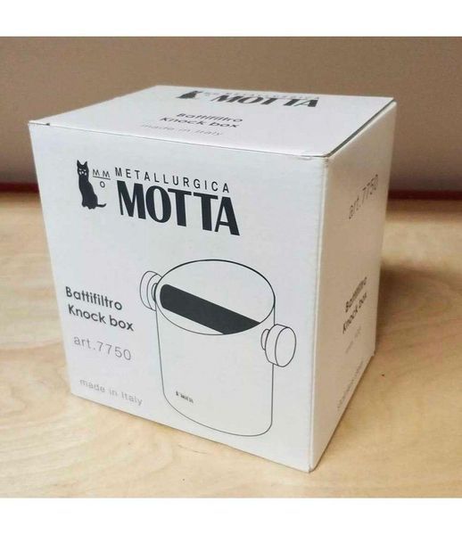 Нок-бокс для кофе Motta 105 мм из нержавеющей стали для кофейного жмыха knock box профессиональный 7750 фото