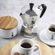 Кофеварка гейзерная для газовой плиты Bialetti Moka Express на 3 чашки, 130 мл, из алюминия, для варки кофе 1172 фото 5