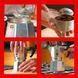 Кофеварка гейзерная для газовой плиты Bialetti Moka Express на 3 чашки, 130 мл, из алюминия, для варки кофе 1172 фото 7
