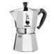 Кофеварка гейзерная для газовой плиты Bialetti Moka Express на 3 чашки, 130 мл, из алюминия, для варки кофе 1172 фото 1