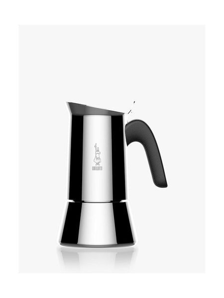 Гейзерна кавоварка для індукції Bialetti new venus induction 460 мл для плити на 10 чашок із нержавійки 7256 фото