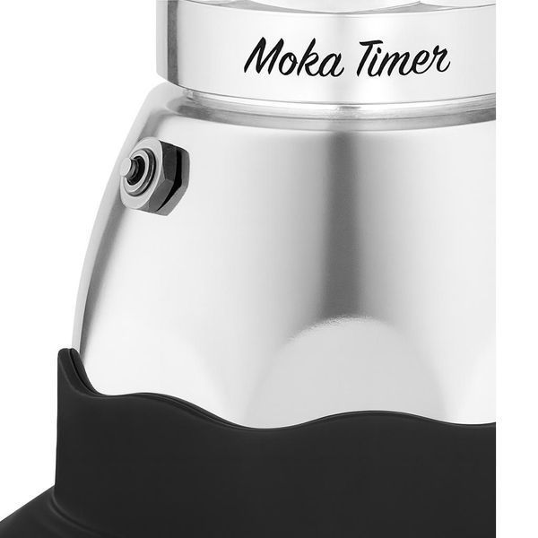 Гейзерная электрокофеварка Bialetti Moka Timer на 6 чашек домашняя для приготовления кофе 270 мл 0006093/NP фото