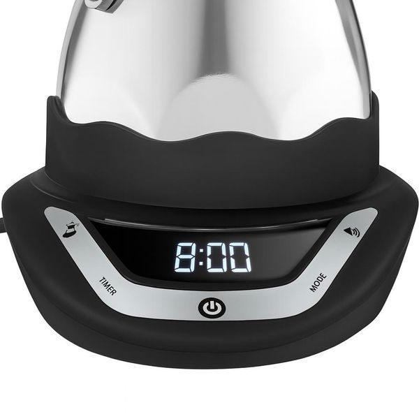 Гейзерная электрокофеварка Bialetti Moka Timer на 6 чашек домашняя для приготовления кофе 270 мл 0006093/NP фото