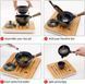 Набір для чайної церемонії з 6 предметів Гунфу ча Дорожній Китайський чайний сервіз Зелений 716104 фото 6