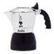 Гейзерная кофеварка Bialetti Brikka New на 2 чашки 100 мл из алюминия для кофе с клапаном для пенки 7312 фото 1