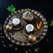 Турецкий кофейный сервиз 50 мл с блюдцами на 4 персоны на подносе для подачи кофе по-восточному 3200110 фото 2