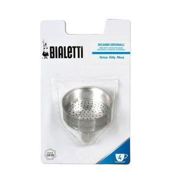 Воронка Bialetti Funnel к гейзерным кофеваркам Venus,Musa,Kitty на 4 чашки 800502 фото