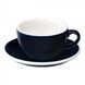 Чашка і блюдце для капучино Loveramics Egg Cappuccino Cup & Saucer Denim, 200 мл C066-04DEN фото
