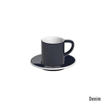 Чашка и блюдце под эспрессо Loveramics Bond Denim (80 мл) C098-34BDE фото