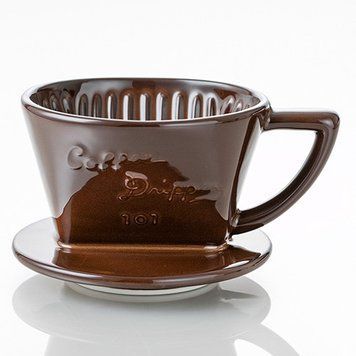 Пуровер Cafec Arita Ware Dripper 101, Коричневий G-101BR фото