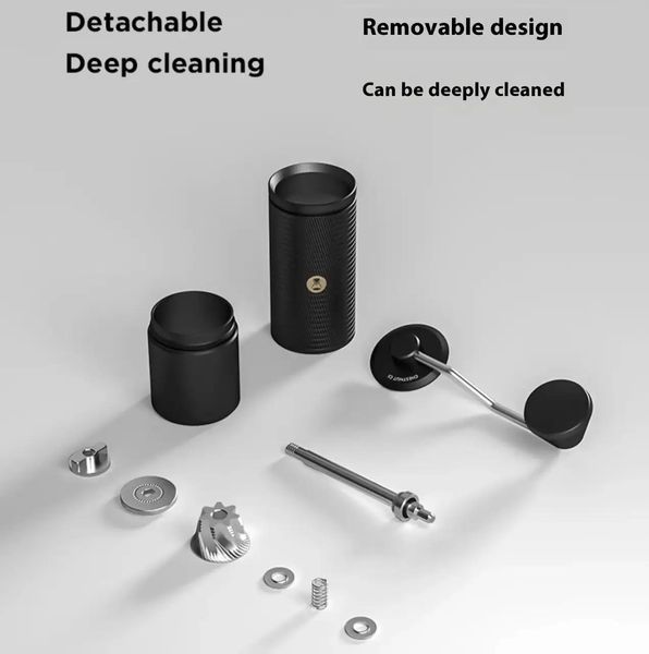 Ручна кавомолка Timemore C5 Біла зі сталевими конічними жорнами ChestnutC5W фото