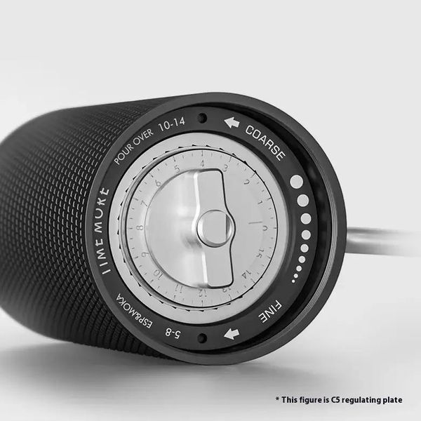 Ручна кавомолка Timemore C5 Біла зі сталевими конічними жорнами ChestnutC5W фото