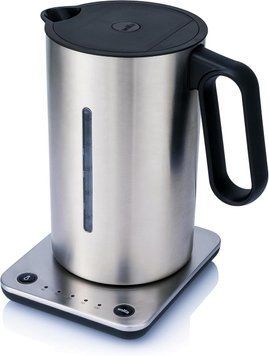 Електрочайник Wilfa Svart Formula Temperature Control Silver, 1.25 л WSDK-2000S фото