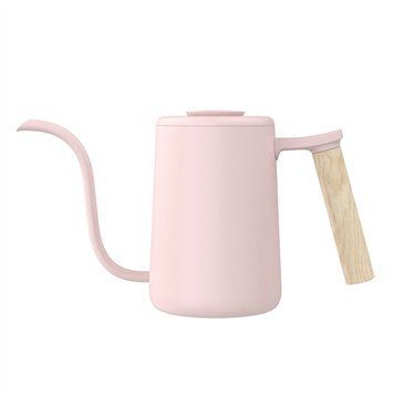 Чайник для варіння фільтр кави Timemore Fish Youth Pink, 600 мл, з нержавіючої сталі, з довгим носиком 300224 фото