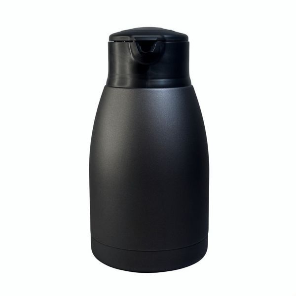 Термос для чая 1500 мл из нержавейки Zojirushi SH-HS19C с кнопкой Черный металлический классический 1111 фото