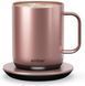 Чашка з підігрівом Ember Smart Mug 2, 295 мл розумний смарт кружка з контролем температури Чорний, з індикатором Rose Gold B0BHBTQB3X фото