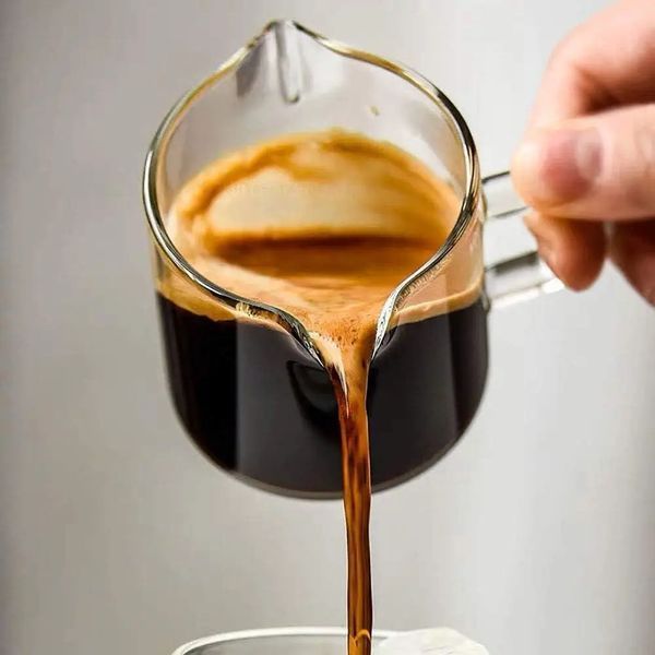 Молочник джаг для кофе эспрессо Creamer 110 мл 2 носика 15063glass фото