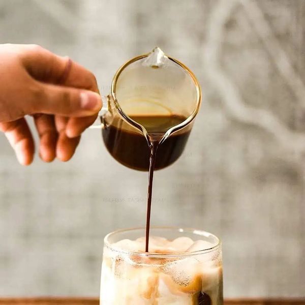 Молочник джаг для кофе эспрессо Creamer 110 мл 2 носика 15063glass фото