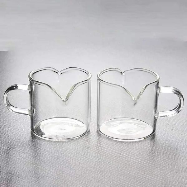 Молочник джаг для кофе эспрессо Creamer 110 мл 2 носика 15063glass фото
