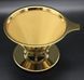 Воронка для заварювання кави методом пуровер, металева Cafeor Double Mesh 400 мл Gold V60 02 15364 фото 4