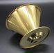 Воронка для заварювання кави методом пуровер, металева Cafeor Double Mesh 400 мл Gold V60 02 15364 фото 3