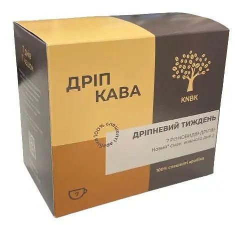 Набор кофе Дрипневая неделя Молотый в дрип пакетах 7 шт D0008 фото