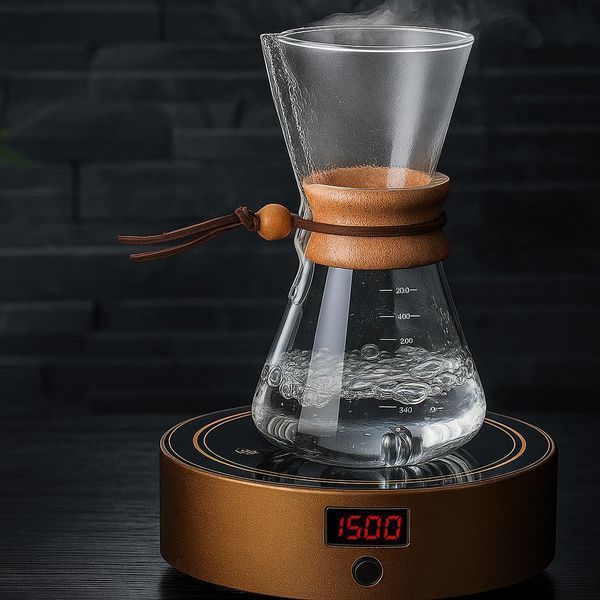 Кемекс для заварювання кави 600 мл воронка Chemex Кавоварка пуровер 488903882 фото