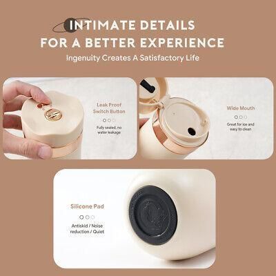 Френч-пресс-термокружка вакуумная Icafilas Thermal Travel Mug 320 мл для чая и кофе с металлической колбой FA2316 фото